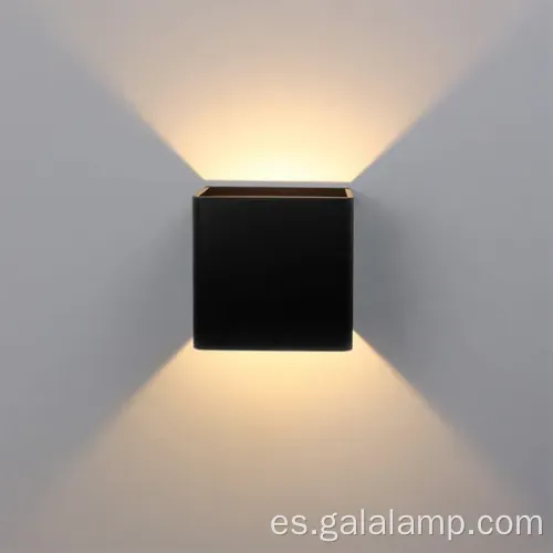 Luz moderna de la pared al aire libre Nordic 6W impermeable al aire libre
